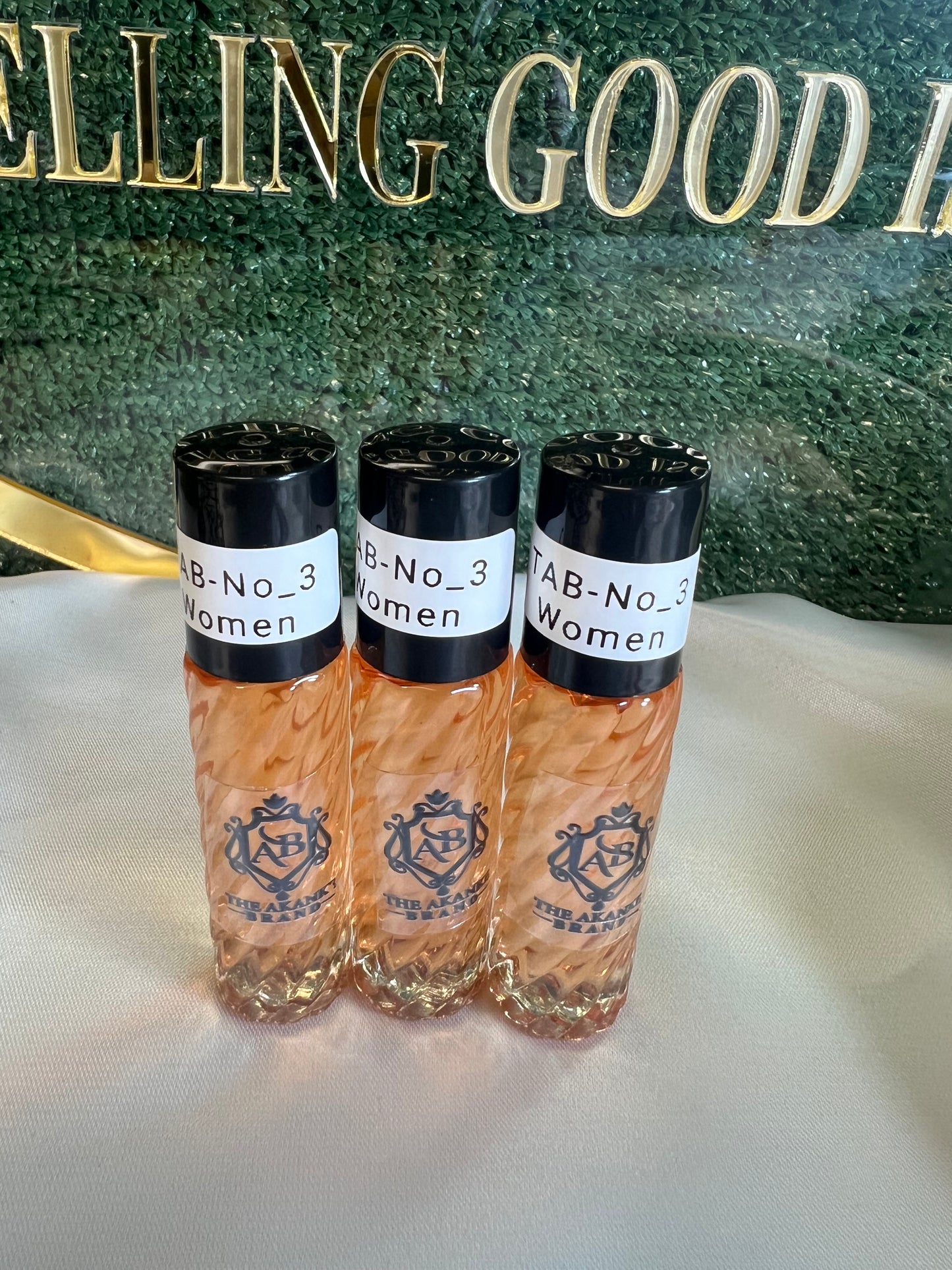 Perfume oil TAB NO_3(women)10ml 3pcs pineapple raspberry melon and cranberry