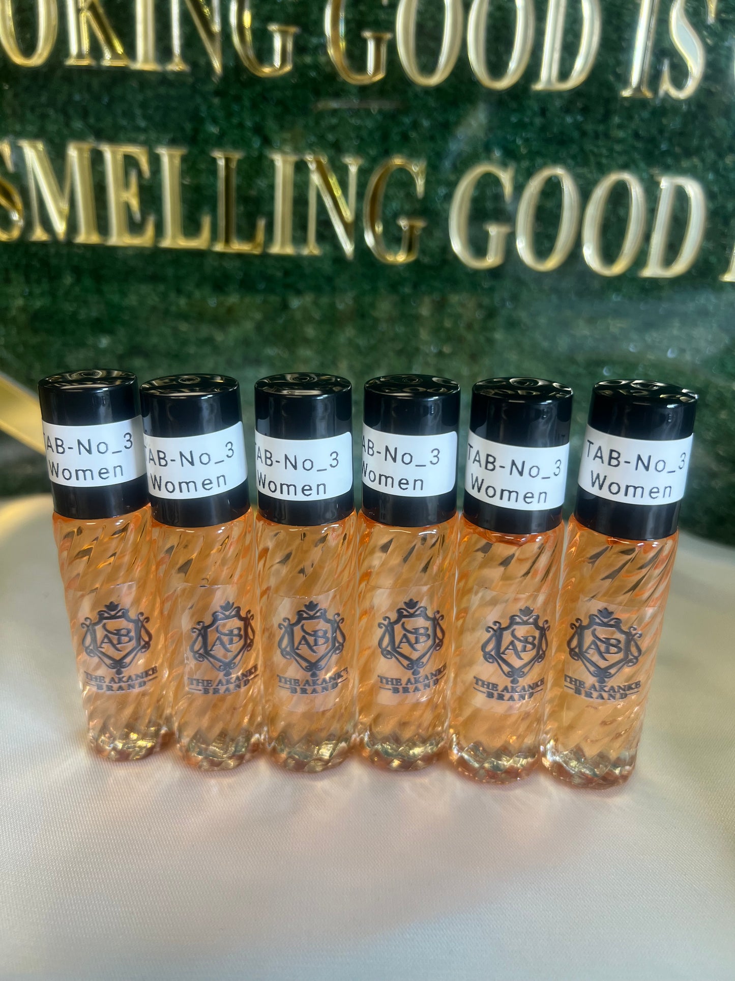 Perfume oil TAB NO3_(women)10ml 6pcs , pineapple raspberry melon and cranberry