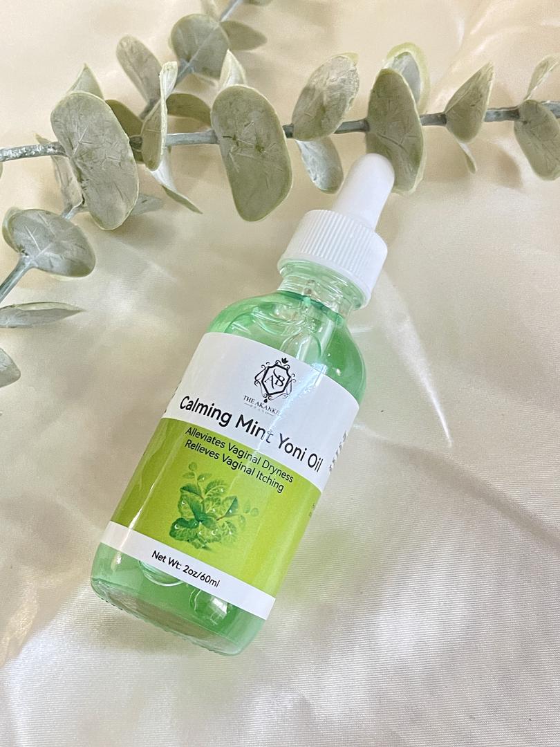 Calming mint yoni intimate oil for women