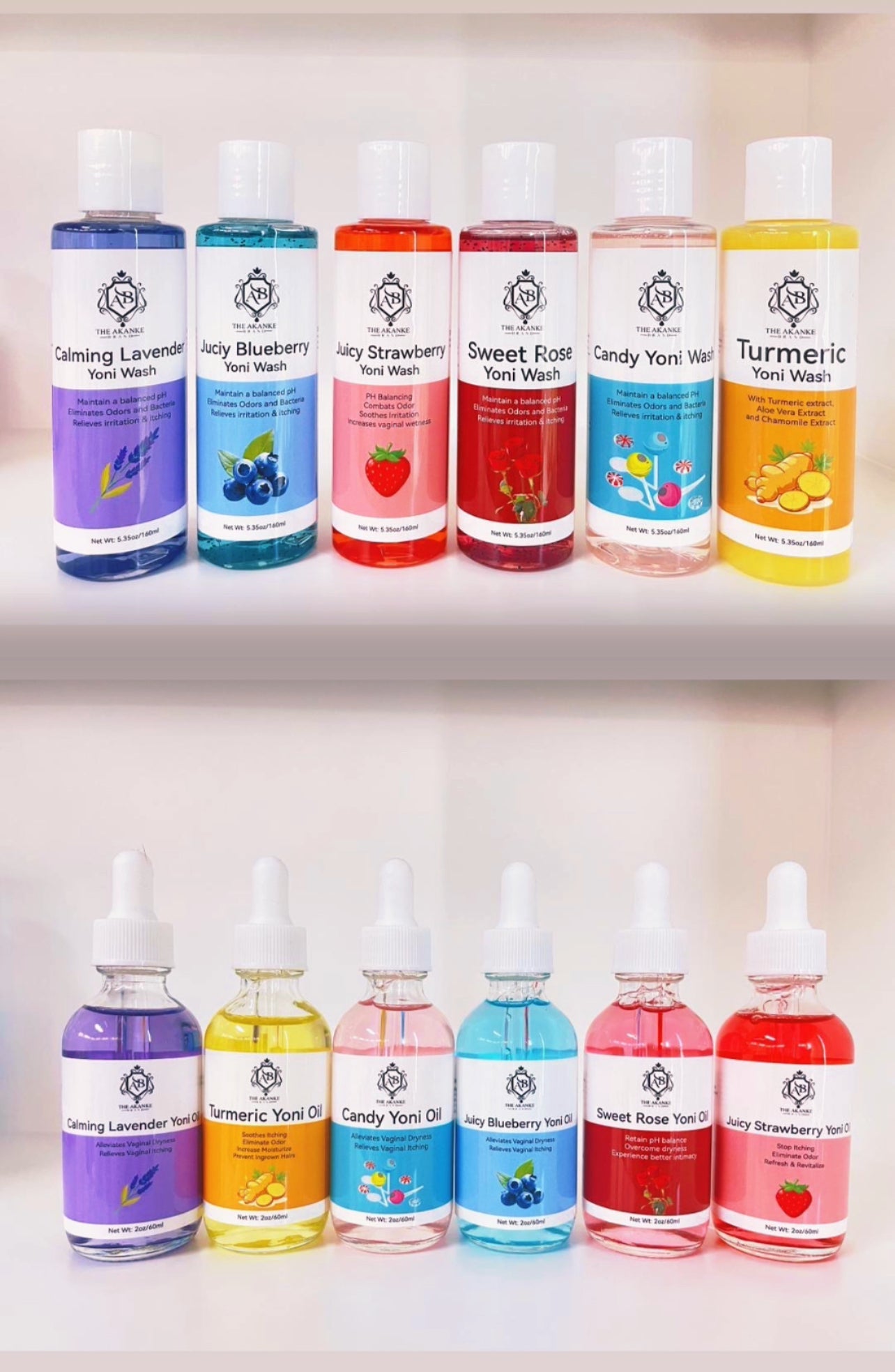 Yoni wash and oil intimate wash for men and women