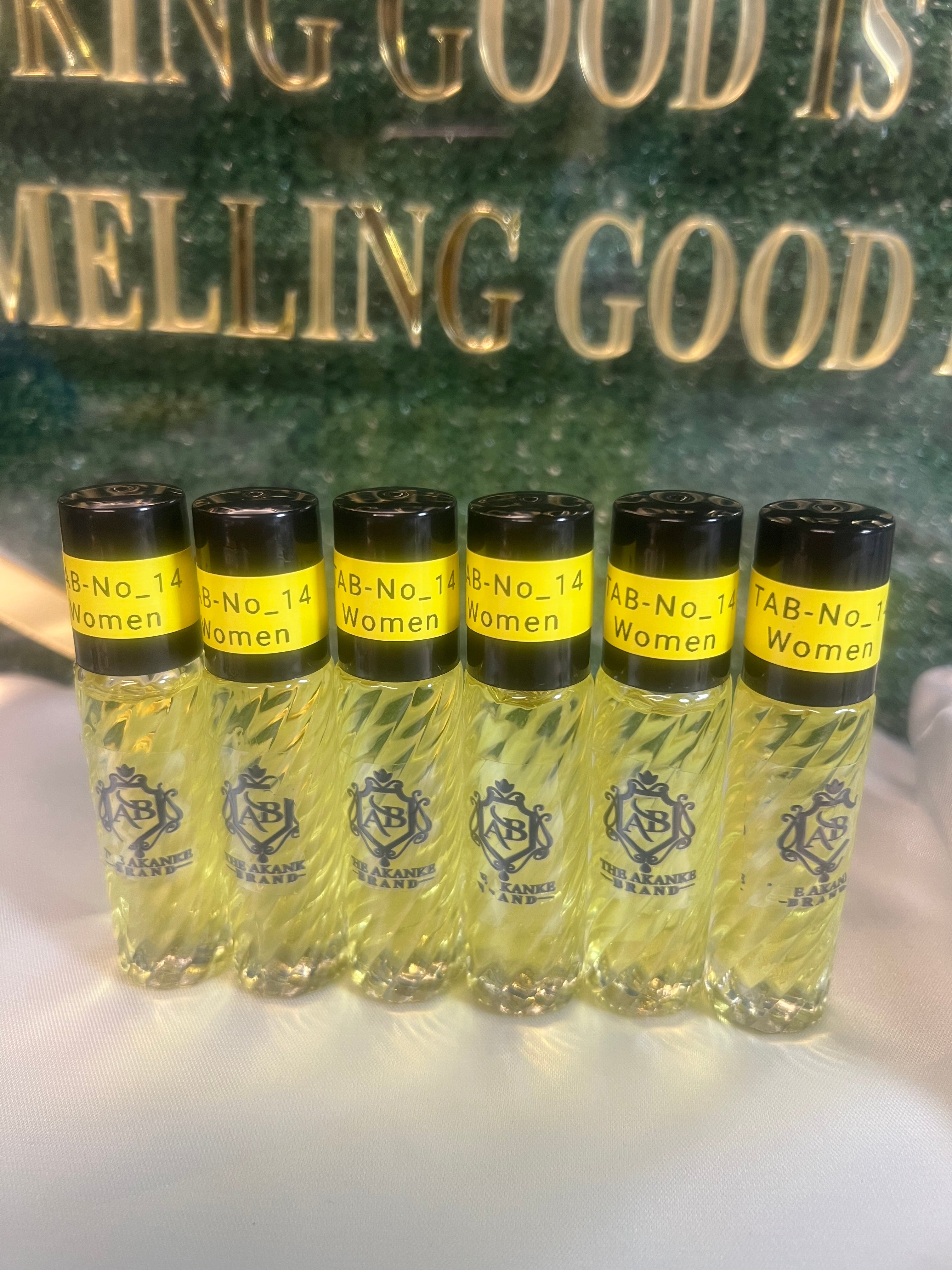 Perfume oil TAB NO14(women)10ml Perfume oil -a truly rich fruity scent with tones of Raspberry, Vanilla, and melon aromas