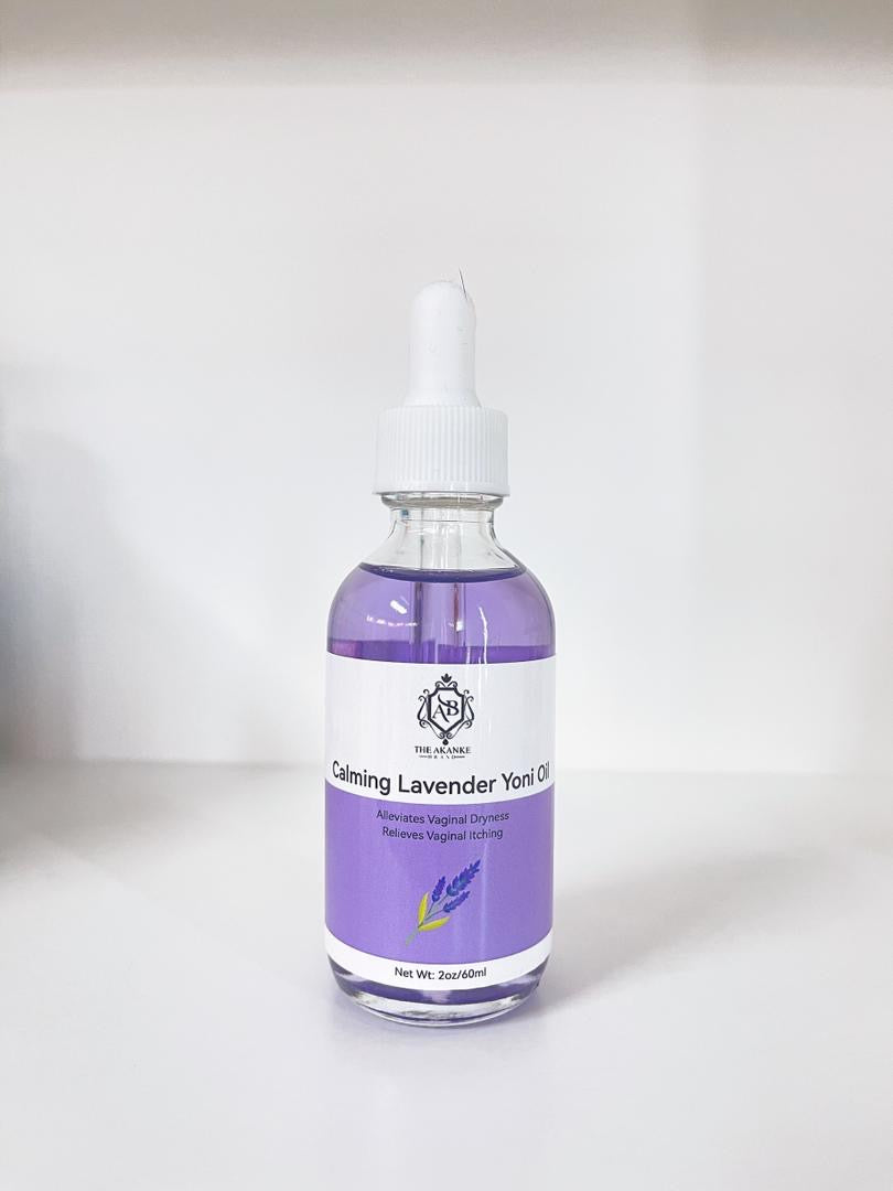 Calming lavender yoni oil for women