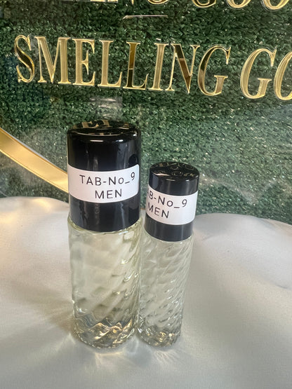 Perfume oil TAB NO9(men)25ml+10ml notes of lemon and lavender mixed with a heady wood and musk scent