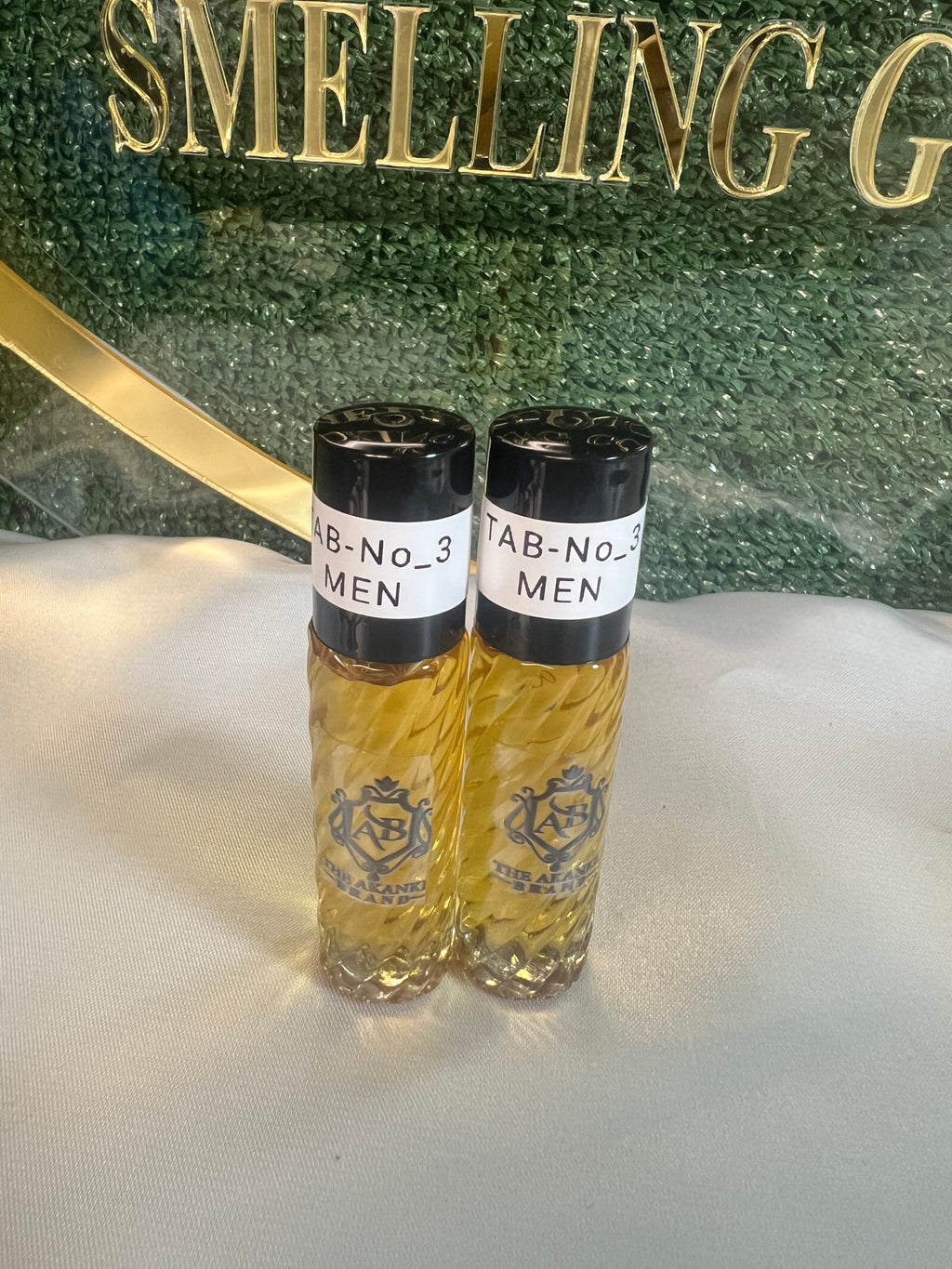Perfume oil TAB NO 3(men)10ml 2pcs notes of vetiver, pink pepper, amber, patchouli, teak and vanilla