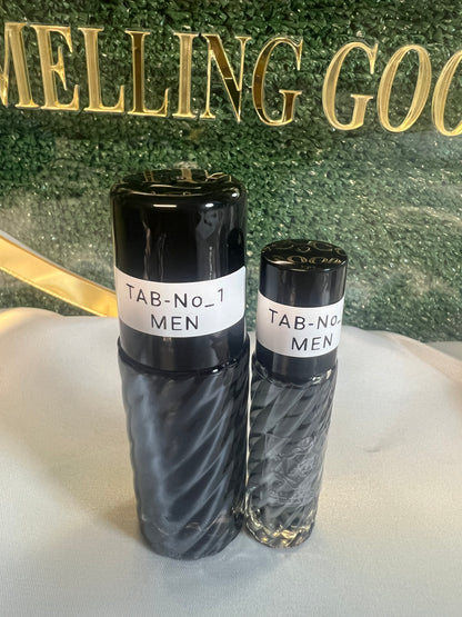 Perfume oil TAB NO1(men)25ml+10ml Perfume oil fresh, with a hint of fruity sweetness and some exotic undertones