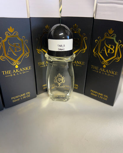 Perfume oil TAB NO5(men)50ml top notes of orange blossom and bergamot, middle notes of cedar, sage, and pepper, and base notes of sea moss, amber, and vetiver
