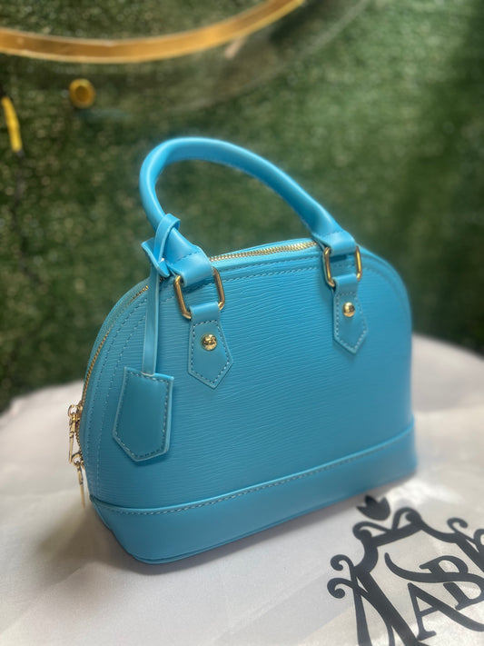 Blue mini ladies bag