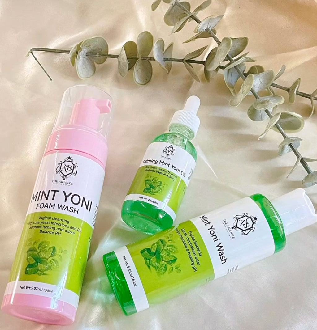 Yoni min foam wash,intimate wash and oil for women