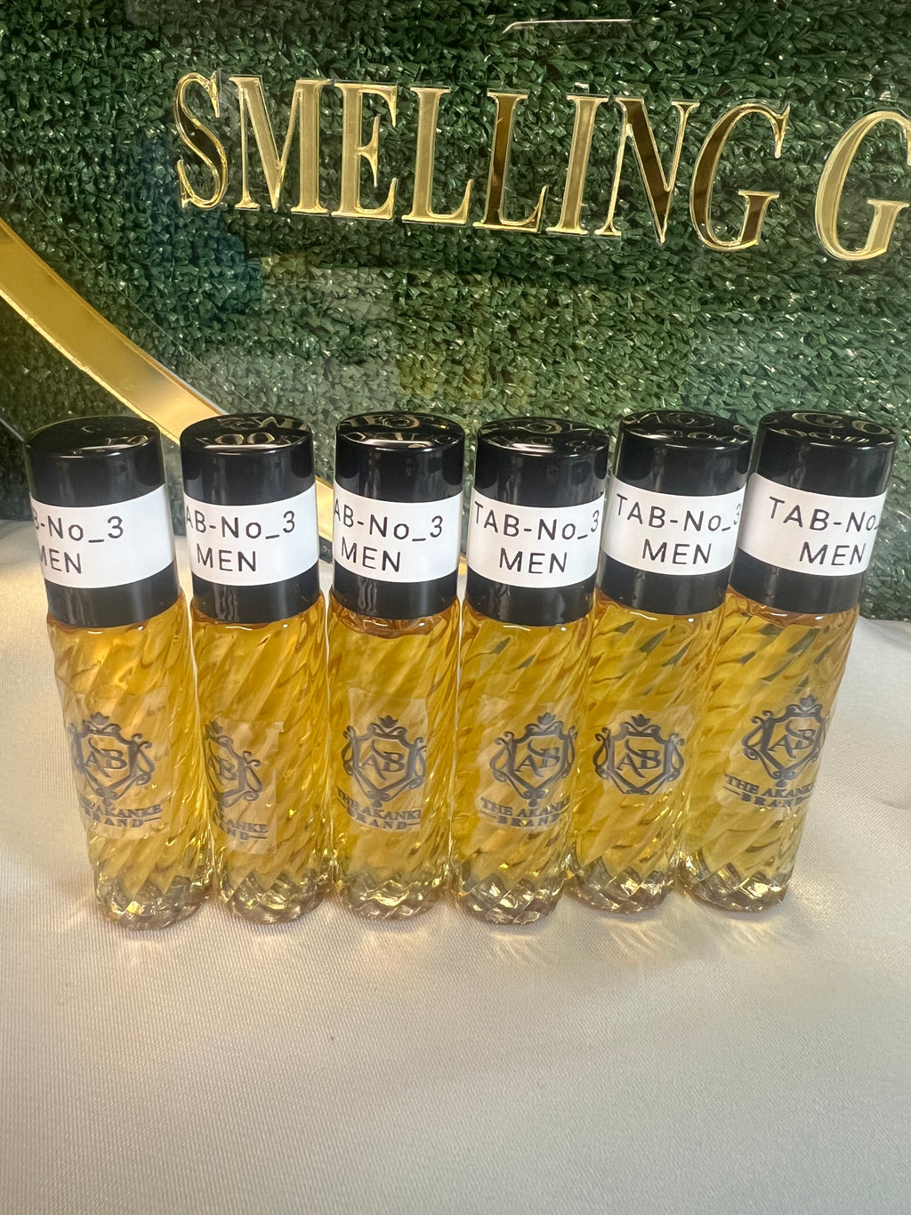 Perfume oil TAB NO 3(men)10ml 6pcs notes of vetiver, pink pepper, amber, patchouli, teak and vanilla