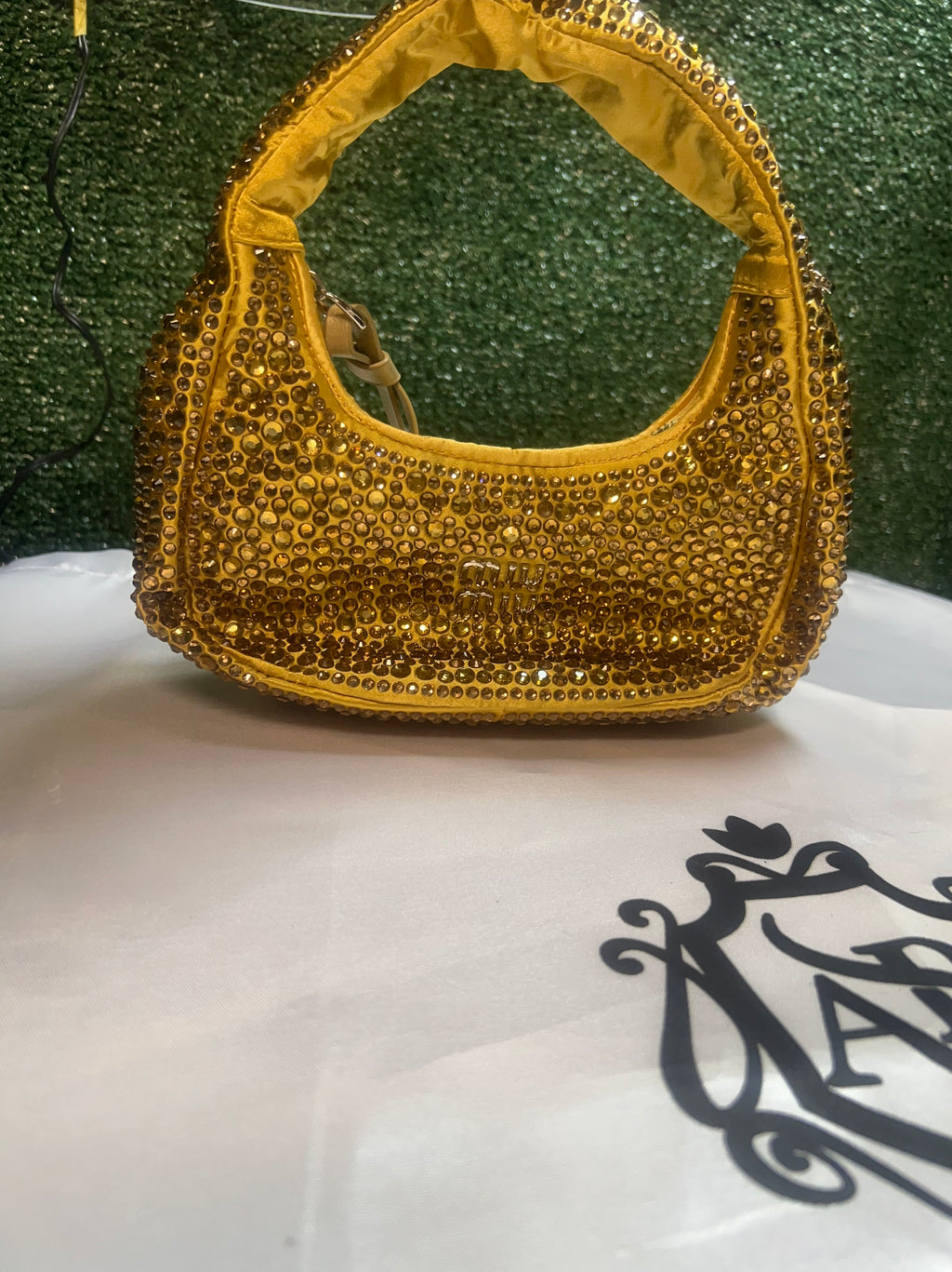 All rhinestone dazzling ladies clutch