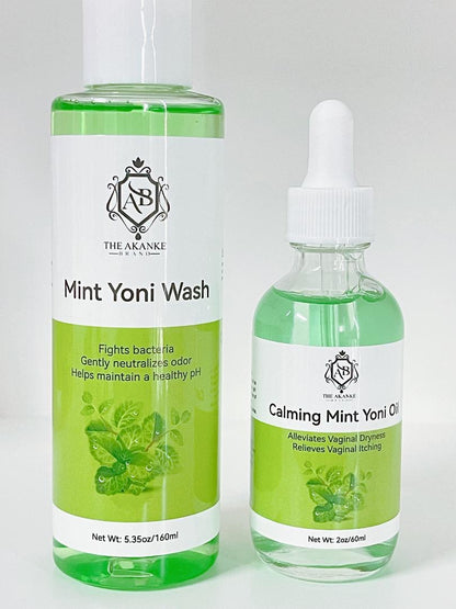 Yoni mint intimate wash and oil for women