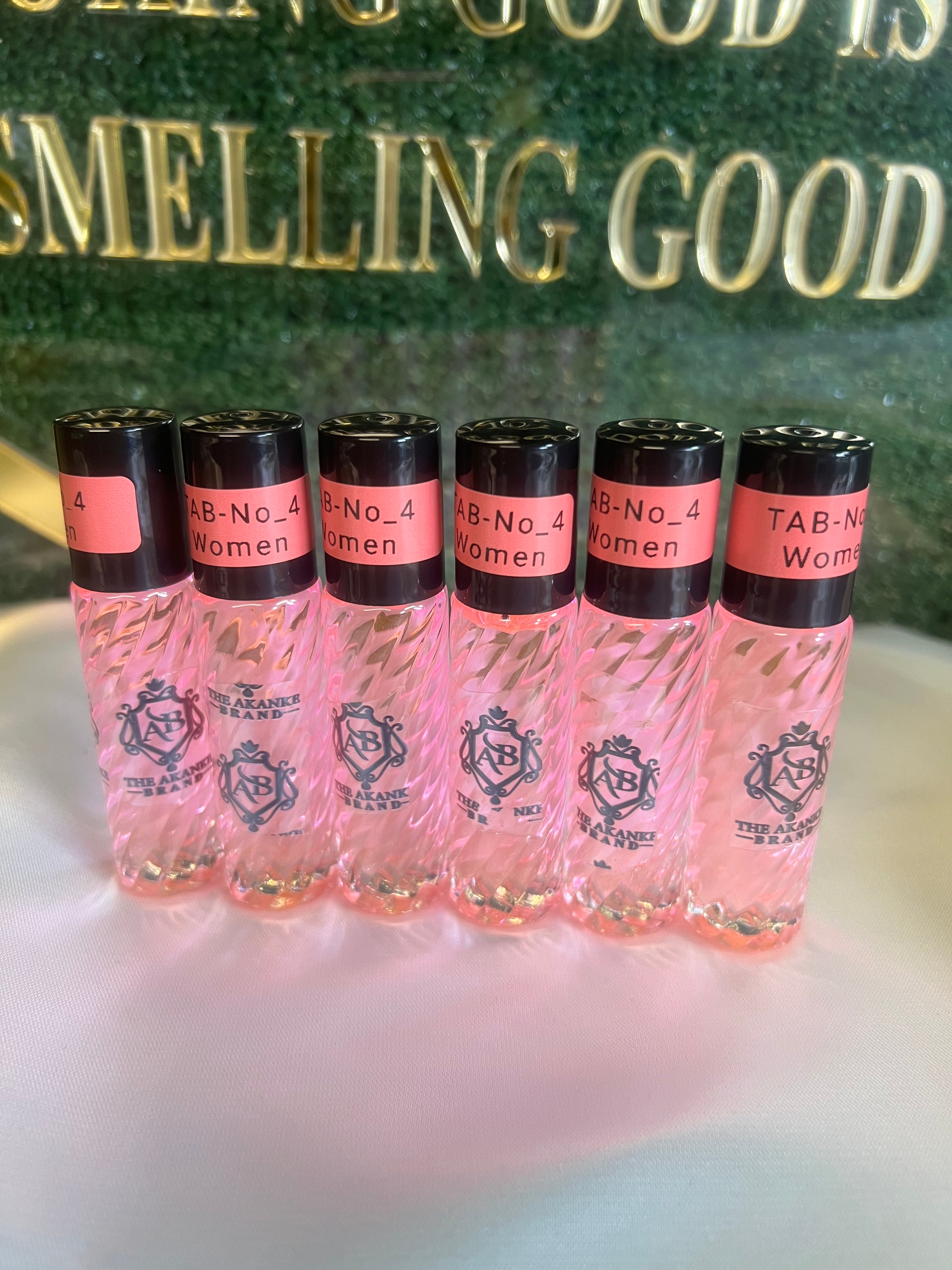 Perfume oil TAB NO_4(women)10ml 6pcs sweet florals with rich earthy notes