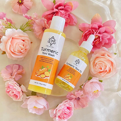 Yoni turmeric intimate wash and oil for women