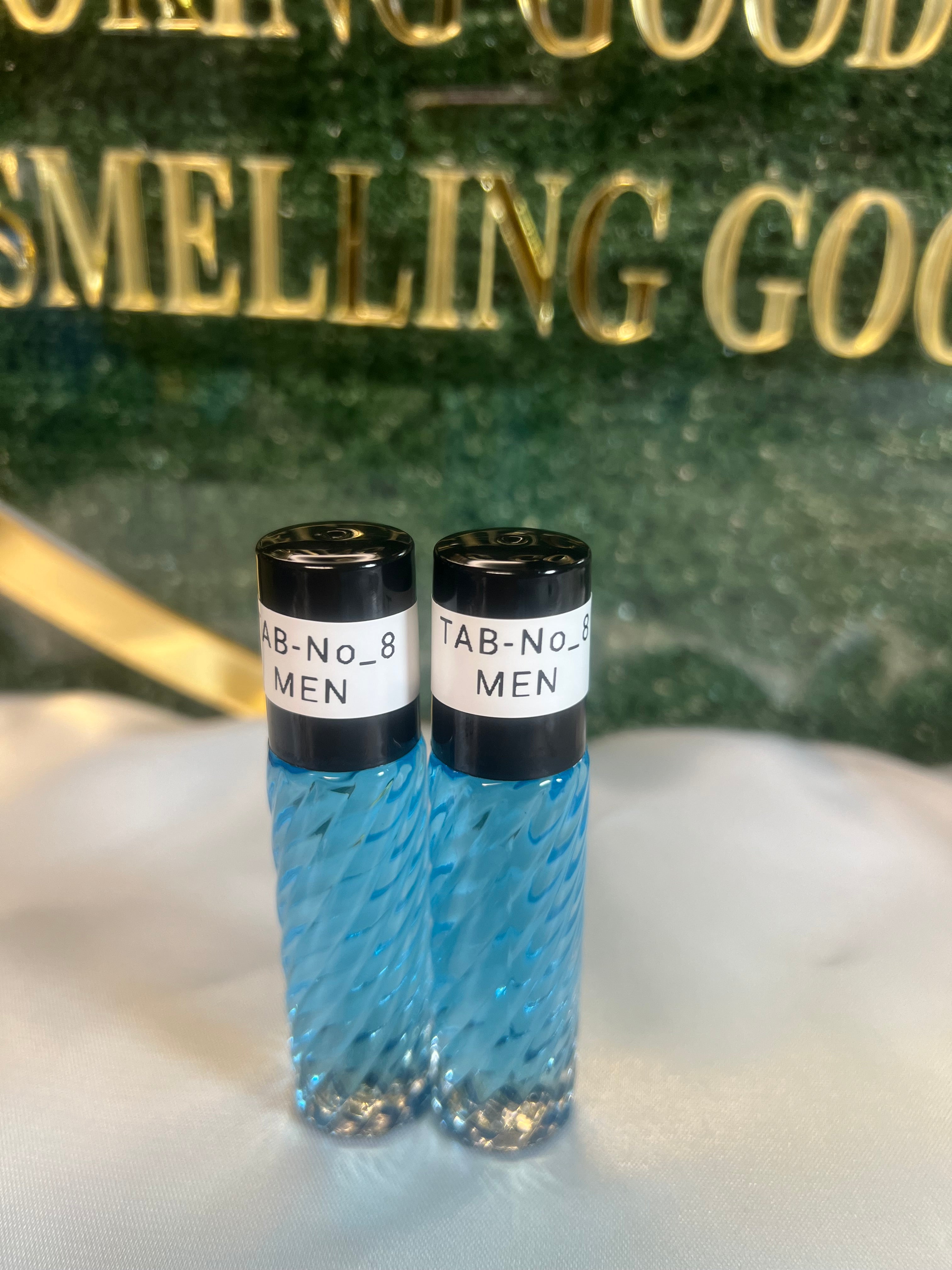 Perfume oil TAB NO8(men)10ml 2pcs casual and breezy, sparkling fruity-floral scent