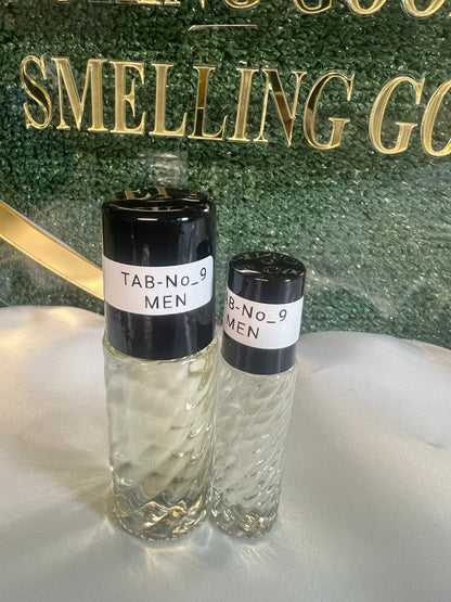 Perfume oil TAB NO9(men)25ml+10ml notes of lemon and lavender mixed with a heady wood and musk scent