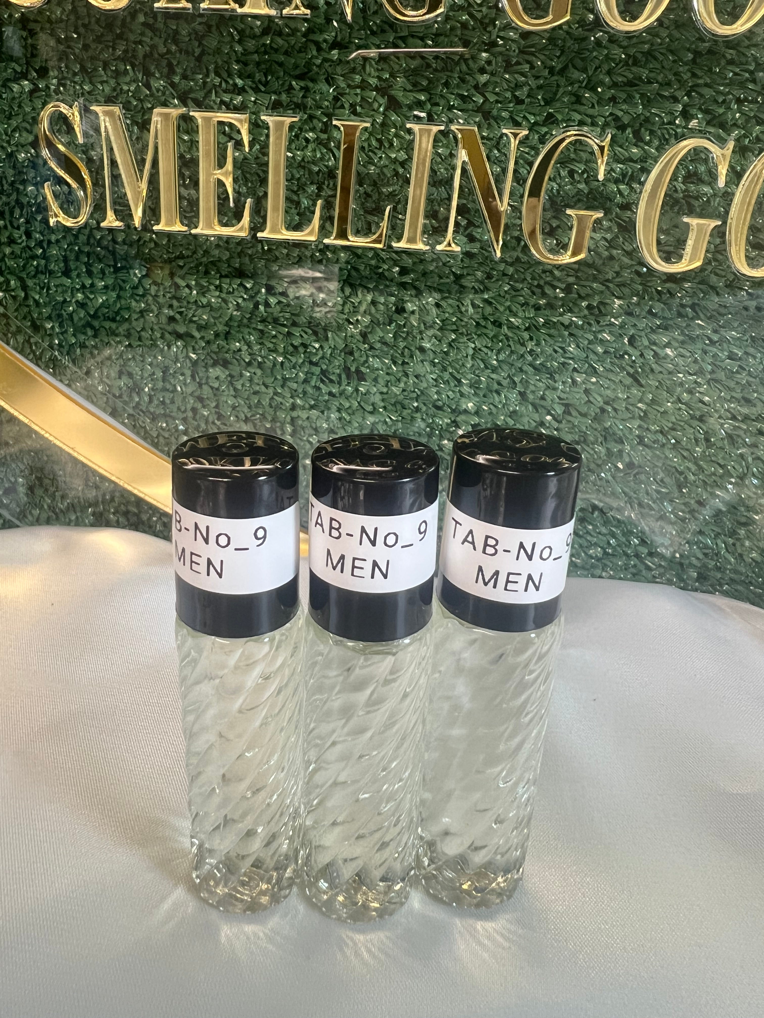Perfume oil TAB NO 9(men)10ml 3pcs notes of lemon and lavender mixed with a heady wood and musk scent