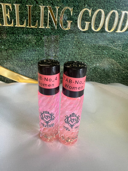 Perfume oil TAB NO_4(women)10ml 2pcs sweet florals with rich earthy notes