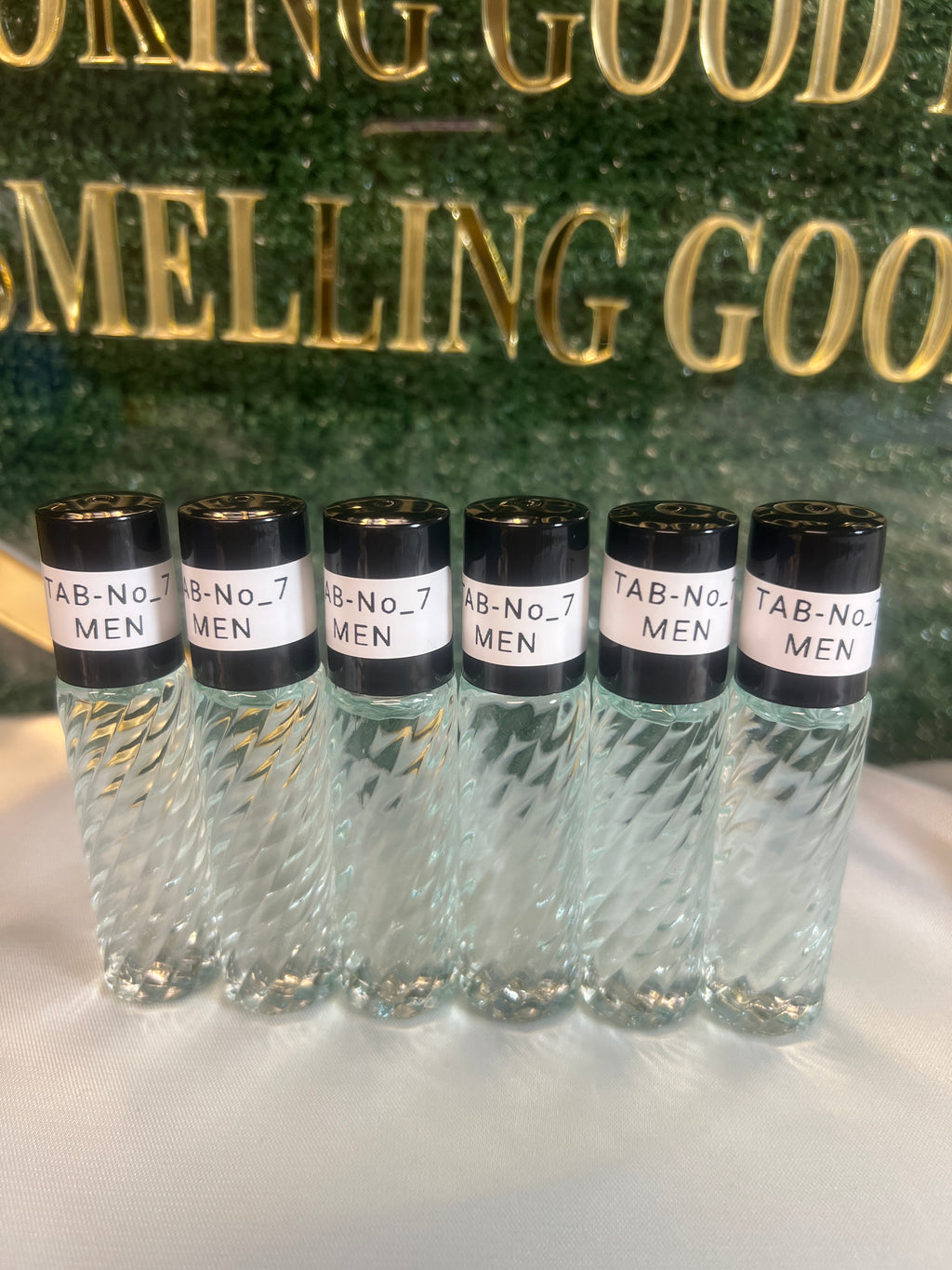 Perfume oil TAB NO7(men)10ml 6pcs mandarin, pink pepper, peach, lilac, geranium, amber and patchouli.
