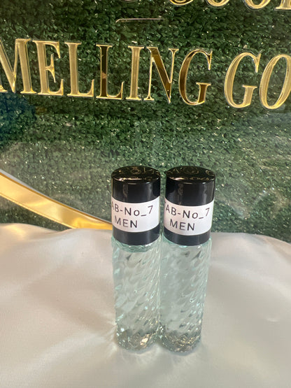 Perfume oil TAB NO7(men)10ml 2pcs mandarin, pink pepper, peach, lilac, geranium, amber and patchouli.
