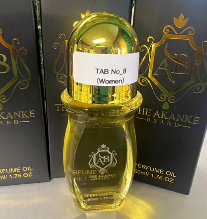 Perfume oil TAB NO_8(women)50ml notes of fruity blend of sweet peach black currant,apricot,pear and crispy green apple