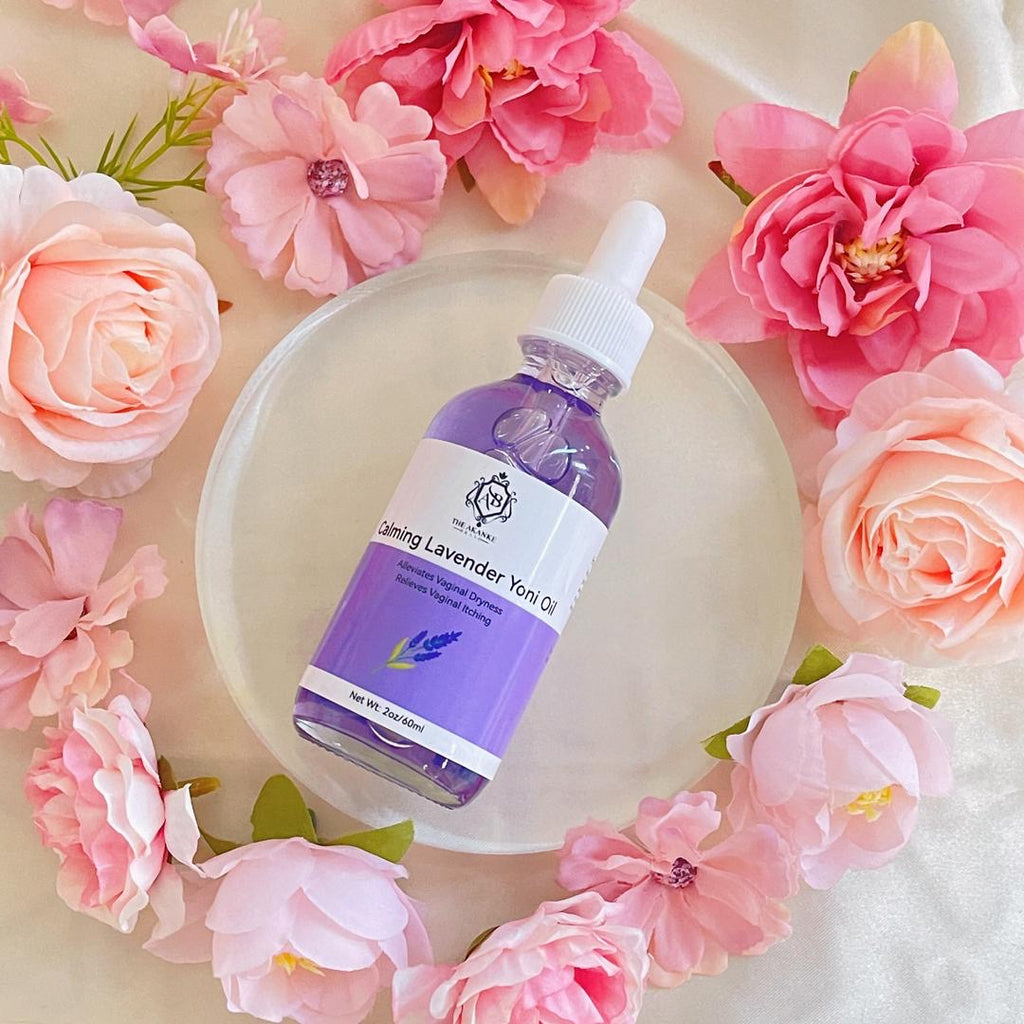 Calming lavender yoni oil for women
