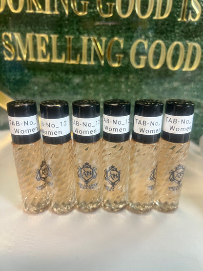 Perfume oil TAB NO 12( women)10ml 6pcs Jasmine, Tuberose, Tonka Bean