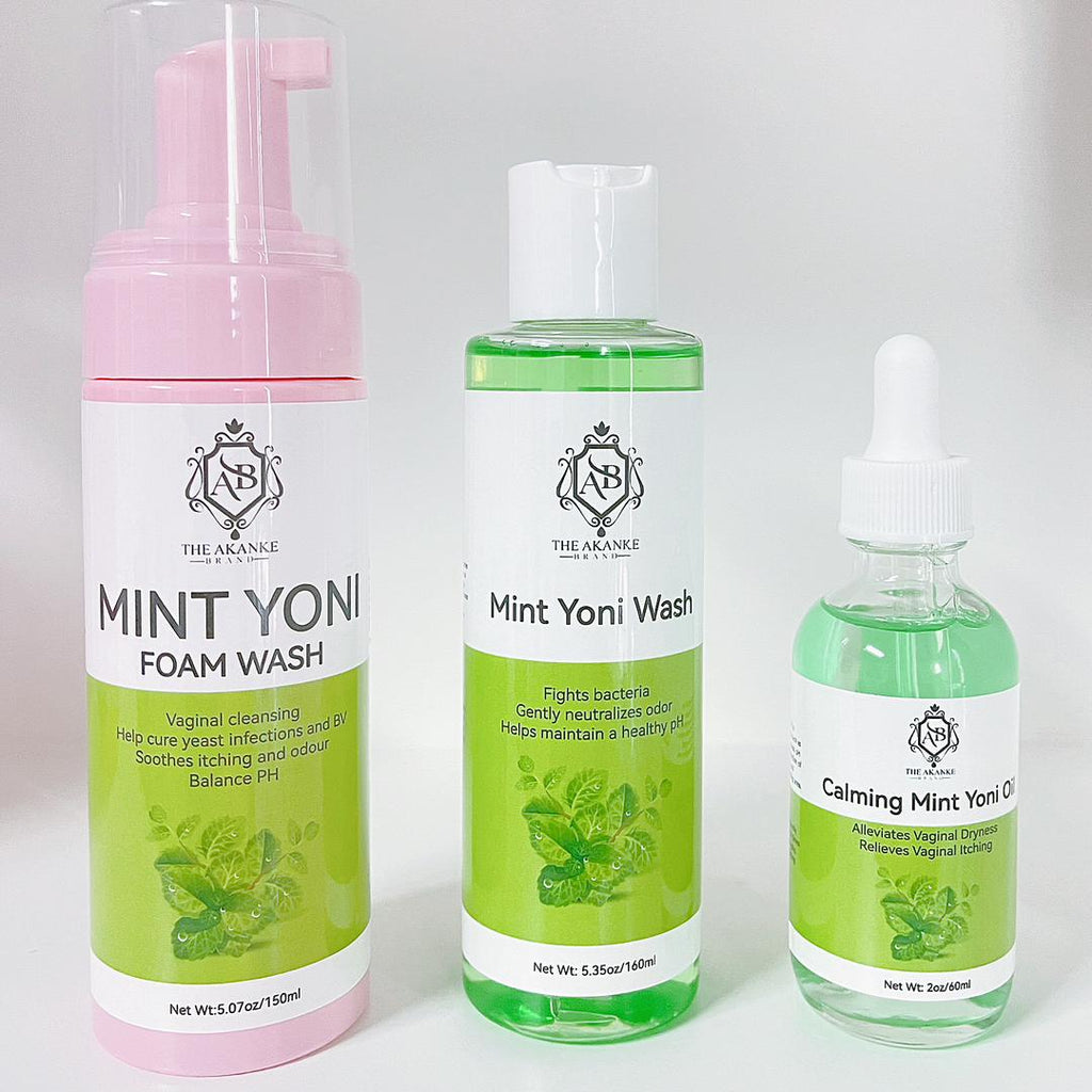 Yoni min foam wash,intimate wash and oil for women