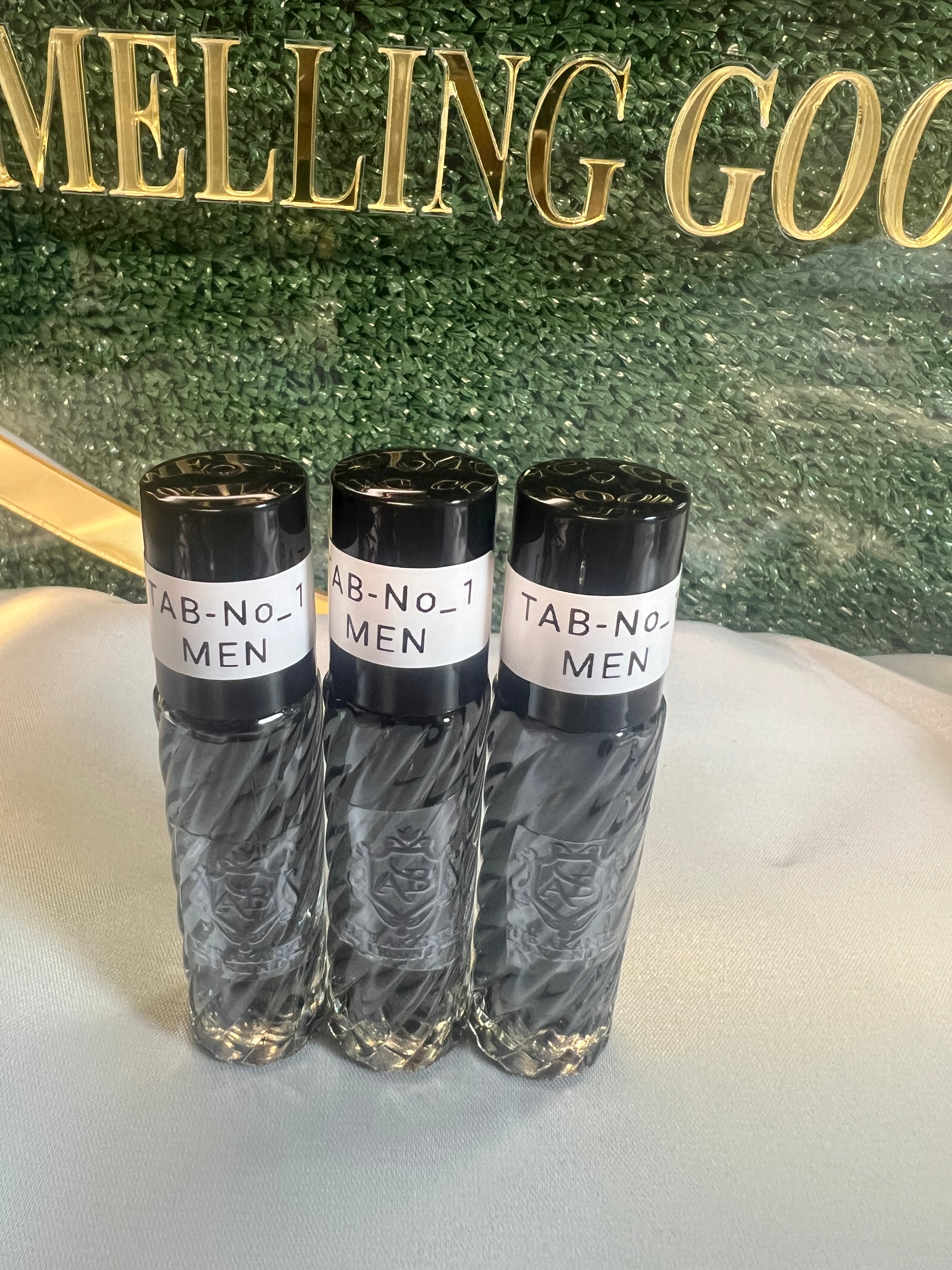 Perfume oil TAB NO 1(men)10ml 3pcs Perfume oil fresh, with a hint of fruity sweetness and some exotic undertones