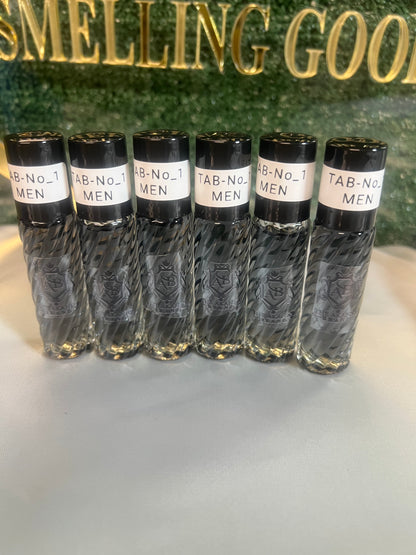 Perfume oil TAB NO 1(men)10ml 6pcs Perfume oil fresh, with a hint of fruity sweetness and some exotic undertones