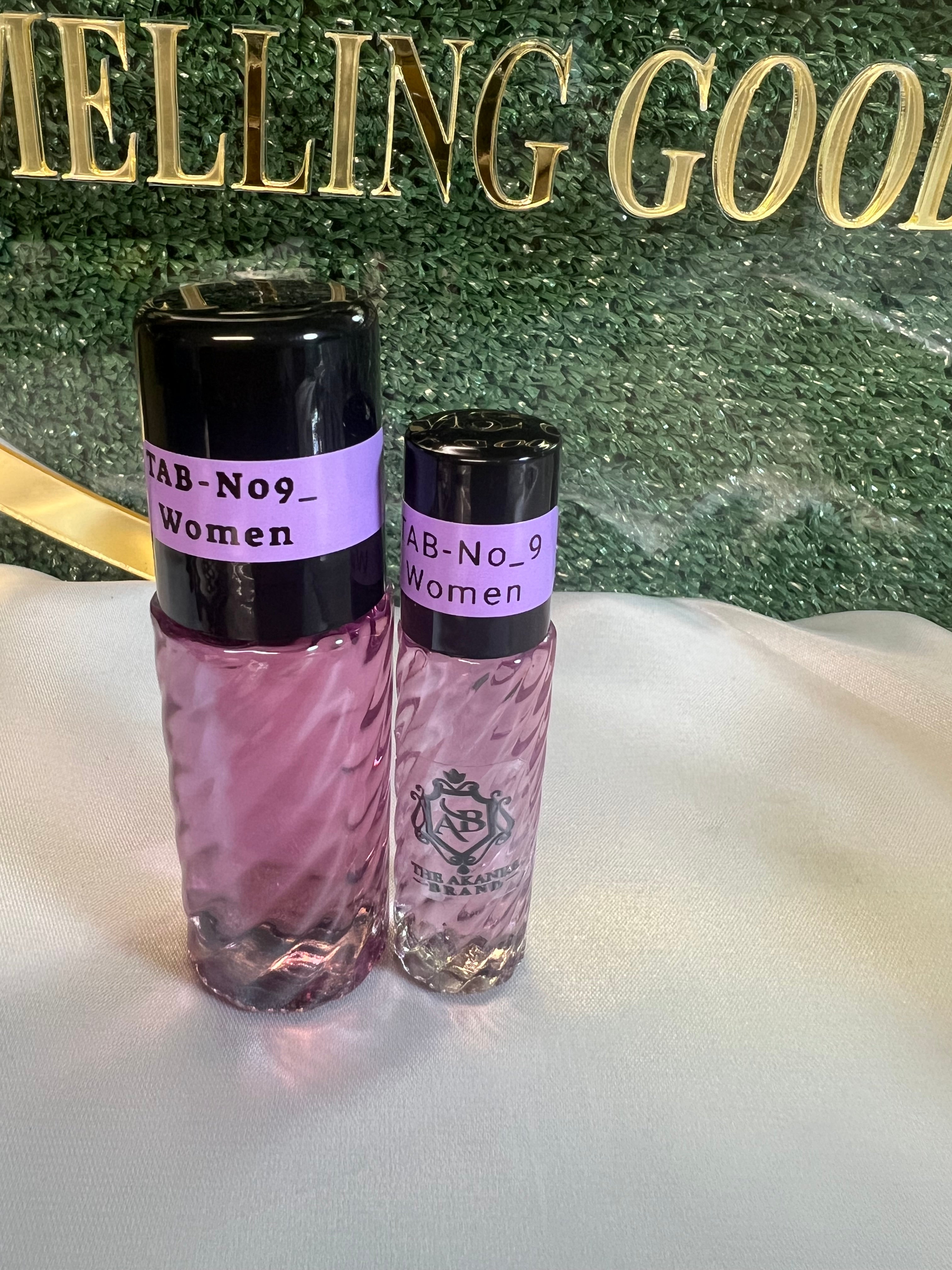 Perfume oil TAB NO 9(women) 35ml+10mlTop notes are Passionfruit, Grapefruit, Pineapple, Tangerine
