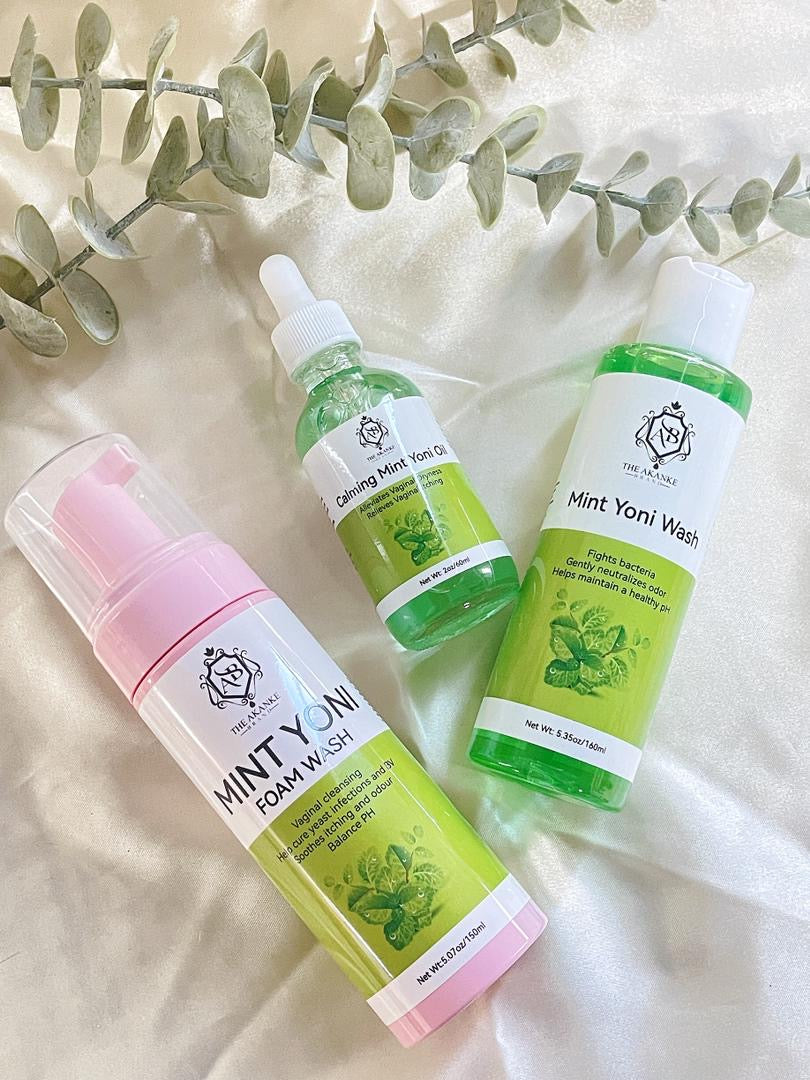 Yoni min foam wash,intimate wash and oil for women
