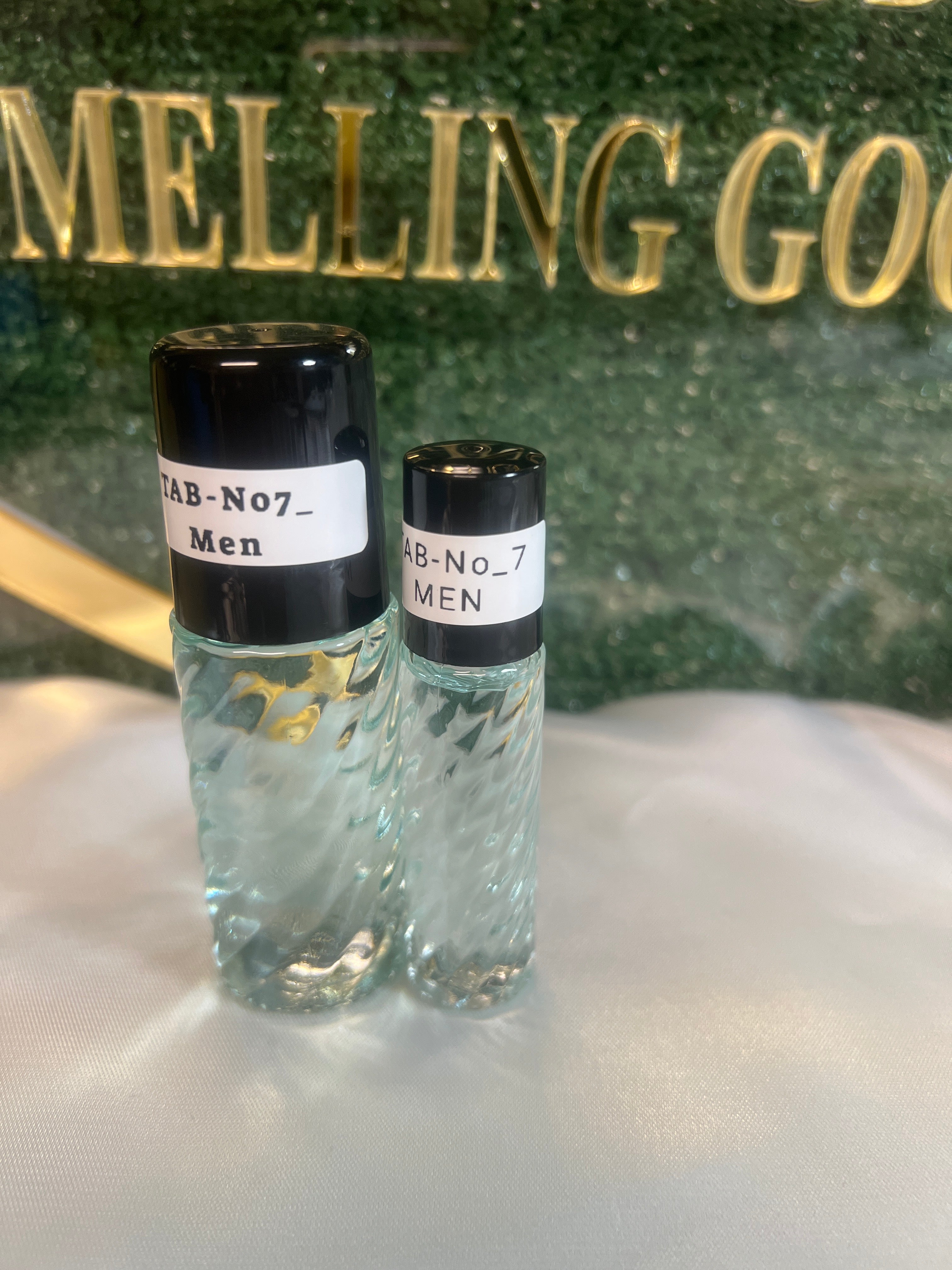 Perfume oil TAB NO7(men)25ml+10ml mandarin, pink pepper, peach, lilac, geranium, amber and patchouli.