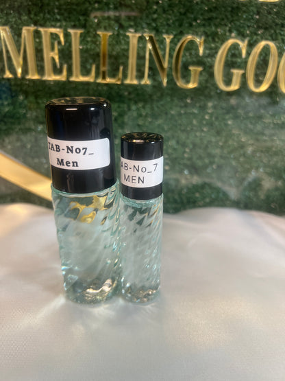 Perfume oil TAB NO7(men)25ml+10ml mandarin, pink pepper, peach, lilac, geranium, amber and patchouli.
