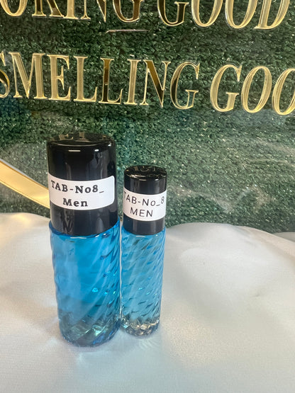 Perfume oil TAB NO8(men)25ml+10ml casual and breezy, sparkling fruity-floral scent