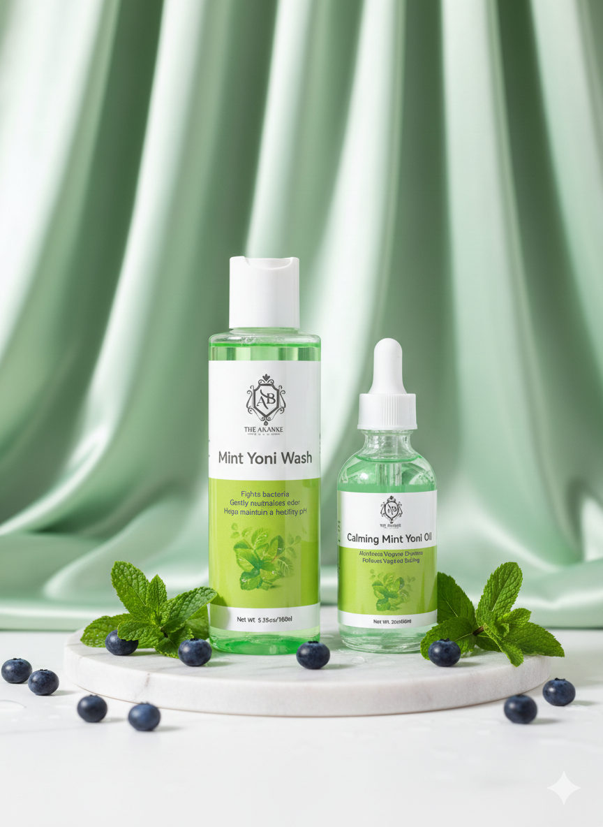 Yoni mint intimate wash and oil for women