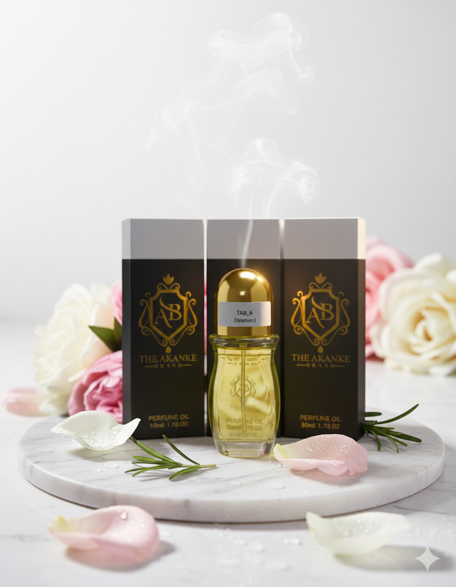 Perfume oil TAB NO_6(women)50ml notes of perfume oil heady white tuberose gardenia with banana accord and a touch of muskiness