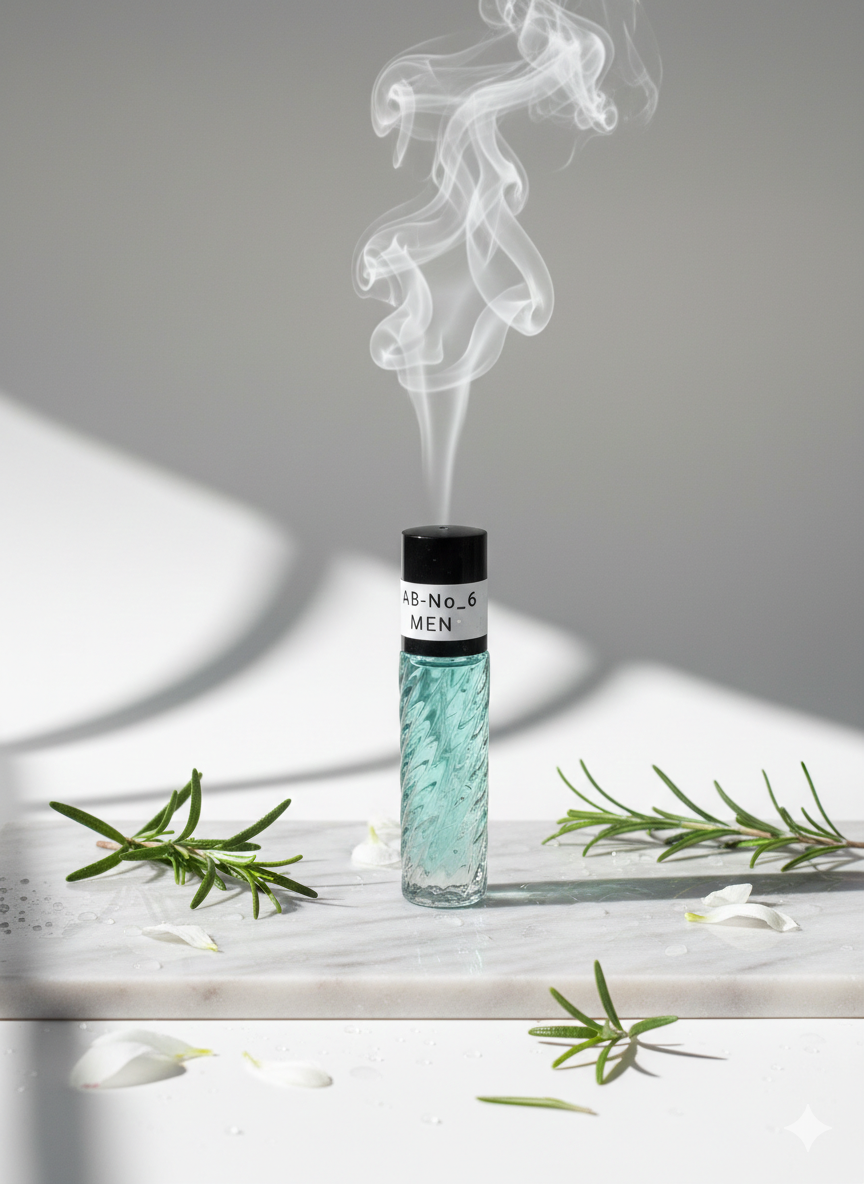 Perfume oil TAB NO 6(men)10ml Perfume oil-Clear and fresh scent of lemon and bitter-fresh rosemary