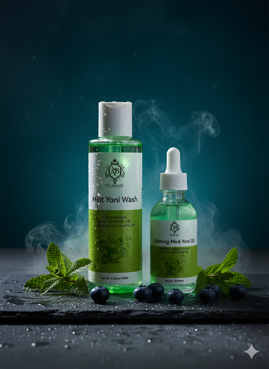 Yoni mint intimate wash and oil for women