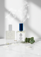 COOL   (This Amazing fragrance contains Top Notes of Bergamot and Orange Blossom,Heart Notes of Sage and pepper, base notes include amber, vetiver, and sea moss this fragrance is COOL,Sophisticated and delicious with a long lasting impression.