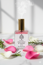 MISSY ROSSY  This fragrance contains top note of Bergamot, blackcurrant leaves, apple, pineapple.middle notes of Pink berries, birch, patchouli, jasmine and Musk, oakmoss, ambergris, vanilla. MISSY ROSSY BY AKANKE