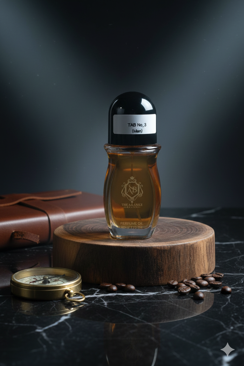 Perfume oil TAB NO 3(men)60ml notes of vetiver, pink pepper, amber, patchouli, teak and vanilla