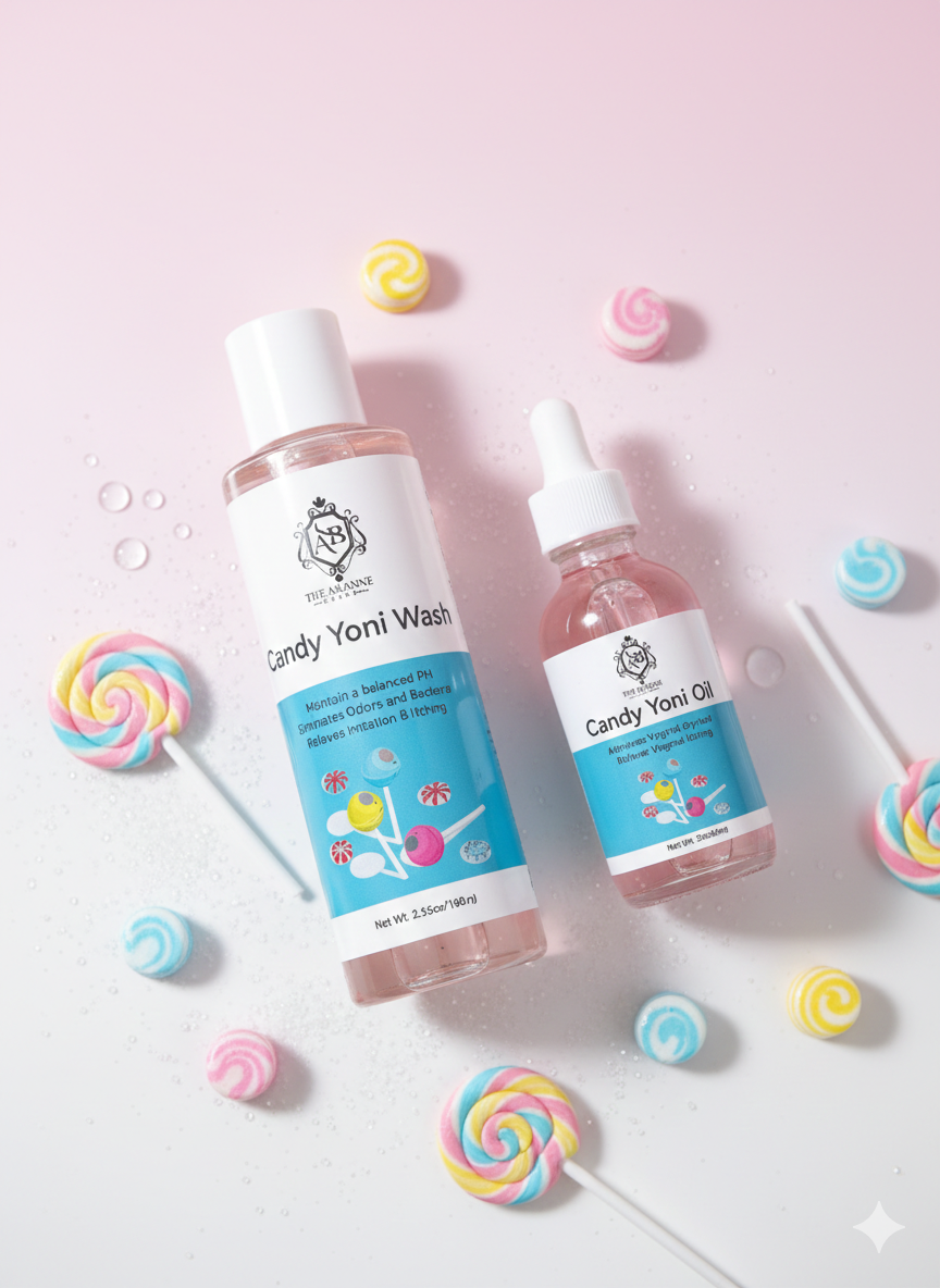 Yoni candy intimate wash and oil for women