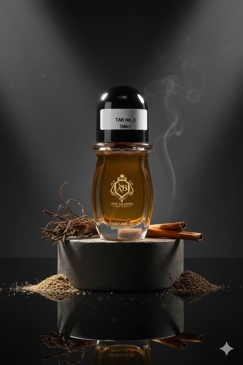 Perfume oil TAB NO 3(men)60ml notes of vetiver, pink pepper, amber, patchouli, teak and vanilla
