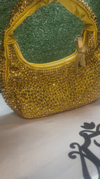 All rhinestone dazzling ladies clutch